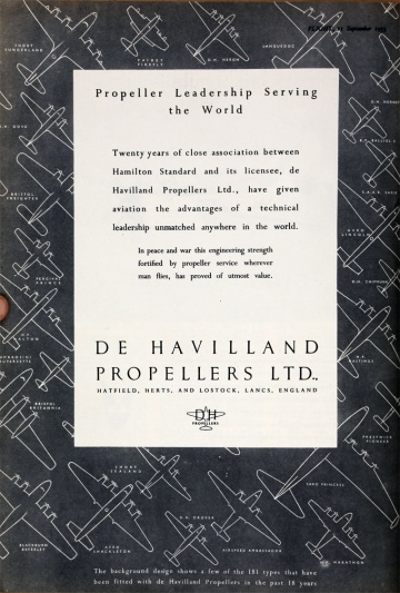 De Havilland Propellers Graces Guide