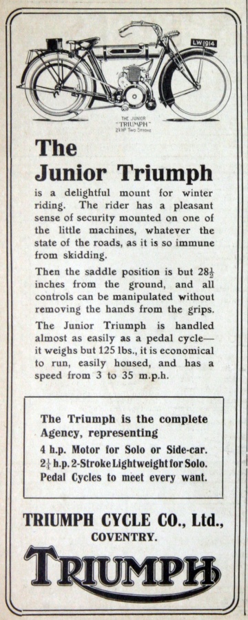 Triumph: Motorcycles - Graces Guide