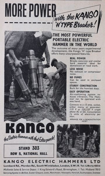 Kango Electric Hammers - Graces Guide