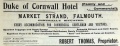 1897. Duke of Cornwall Hotel.