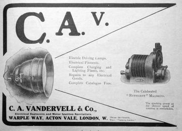 C. A. Vandervell and Co - Graces Guide