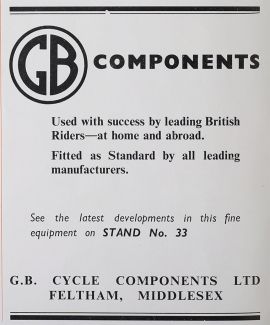 G. B. Cycle Components - Graces Guide