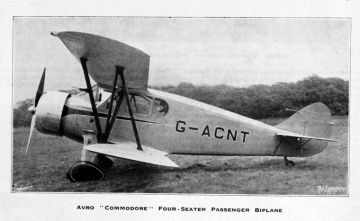 Avro: Commodore - Graces Guide