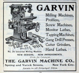Garvin Machine Co - Graces Guide
