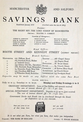 Manchester and Salford Savings Bank - Graces Guide