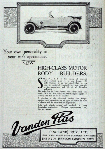 Vanden Plas Graces Guide