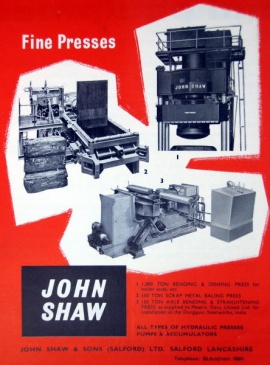 John Shaw and Sons (Salford) - Graces Guide