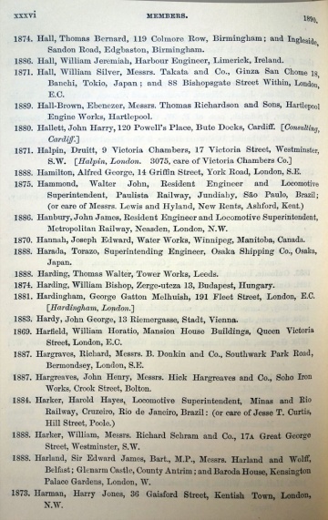 1890 Institution of Mechanical Engineers: Members - Graces Guide
