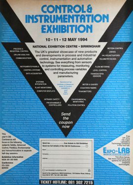 1994 Control and Instrumentation Exhibition - Graces Guide