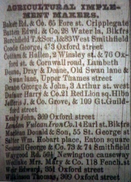 1851 Post Office London Directory - Graces Guide