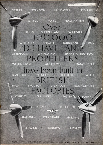 De Havilland Propellers Graces Guide