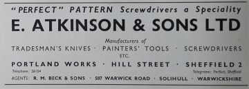 E. Atkinson and Sons - Graces Guide
