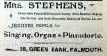 1897. Mrs. Stephens.