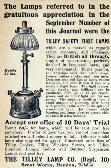 Tilley Lamp Co - Graces Guide