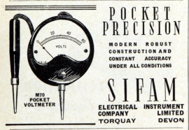 Sifam Electrical Instrument Co - Graces Guide